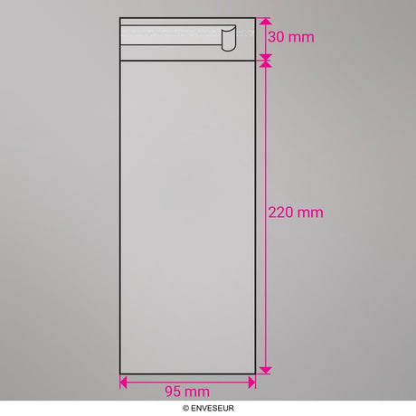 Cello bags without header OPP