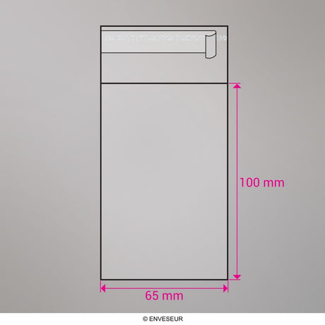 Cello bags without header OPP
