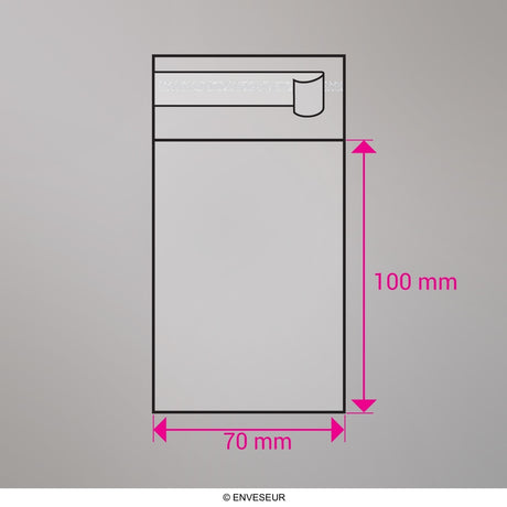 Cello bags without header OPP