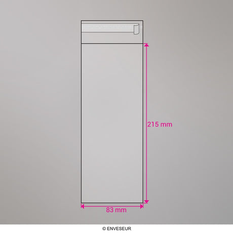 Cello bags without header OPP