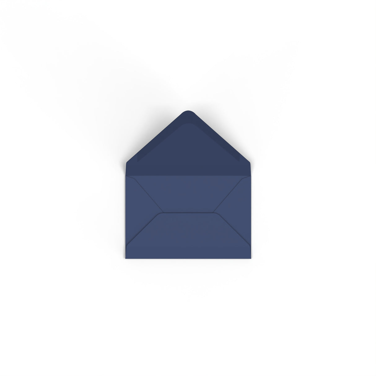 C6 Navy Blue British Made Gummed V-Flap Envelope (114 x 162mm)