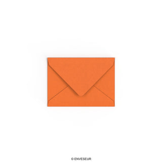 Flame orange envelope 82x113 mm (C7)