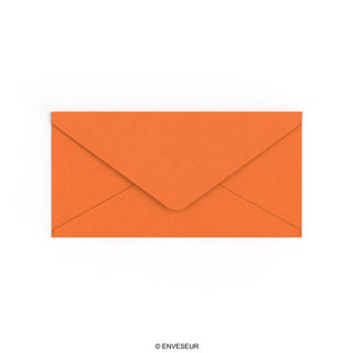 Flame orange envelope 110x220 mm (DL)