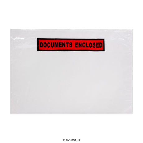 Clear Documents Enclosed Wallets - Printed