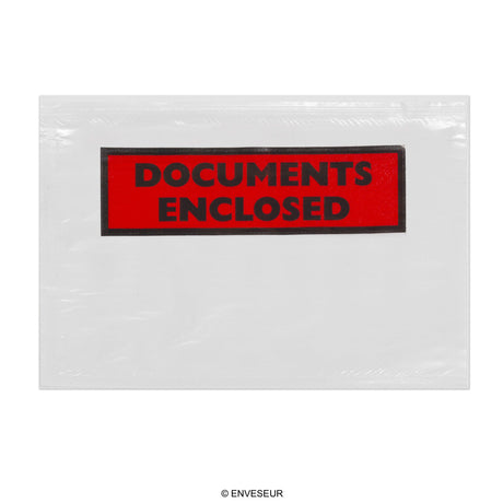 Clear Documents Enclosed Wallets - Printed