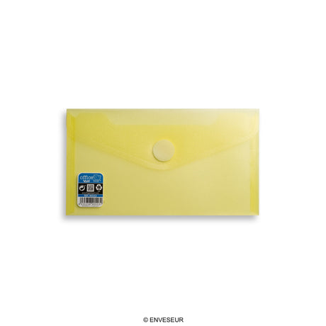 Translucent polypropylene envelopes with V-LOCK velcro closure
