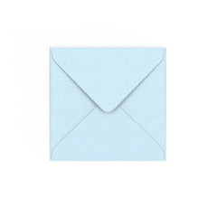 Pale Blue Gummed V-Flap Envelope (130 x 130mm)