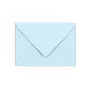 Pale Blue Gummed V-Flap Envelope (133 x 184mm)