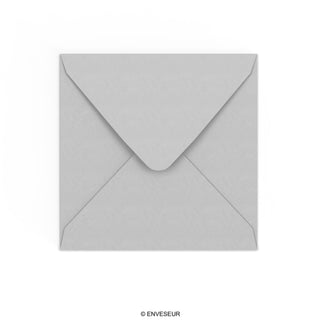 155x155mm Pale Grey Square 120gsm Gummed V Flap