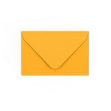 Dark Yellow Gummed V-Flap Envelope (65 x 94mm)