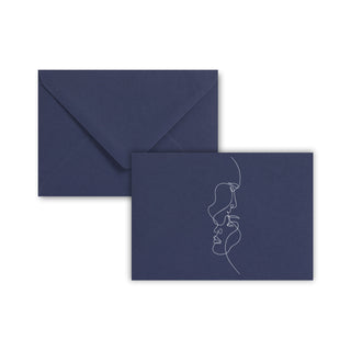 Wedding Envelopes (Love Design) Dark Blue 114 x 162 mm (C6)