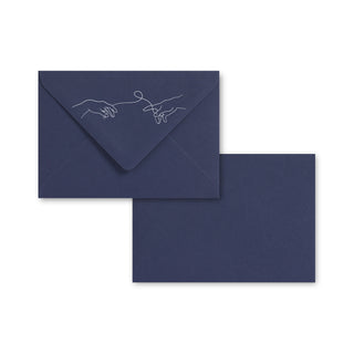 Wedding Envelopes (Destiny Design) Dark Blue 114 x 162 mm (C6)