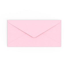 DL Pale Pink Gummed V-Flap Envelope (110 x 220mm)