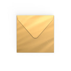 Mirror Finish Envelopes Gold 130 x 130 mm