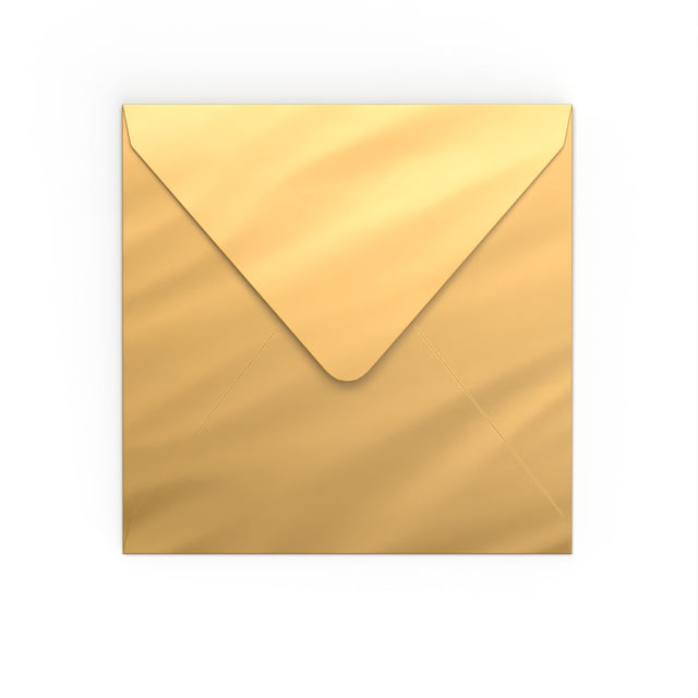 Mirror Finish Envelopes Gold 160 x 160 mm