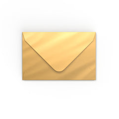 Mirror Finish Envelopes Gold 62 x 94 mm