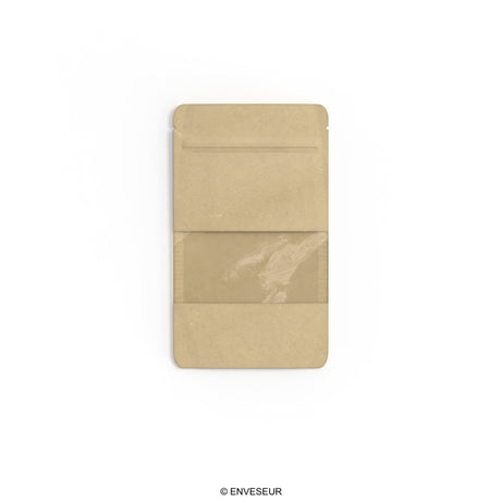 Doypack pouch with window