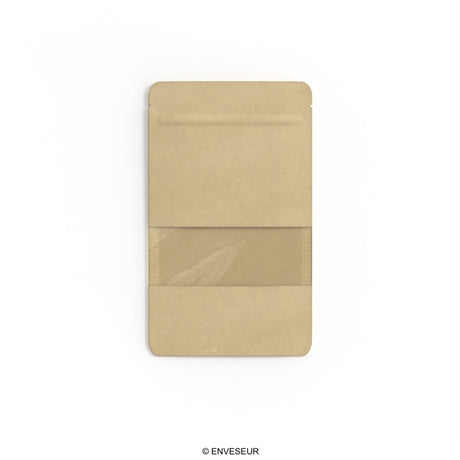 Doypack pouch with window