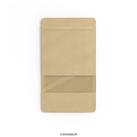 Doypack pouch with window