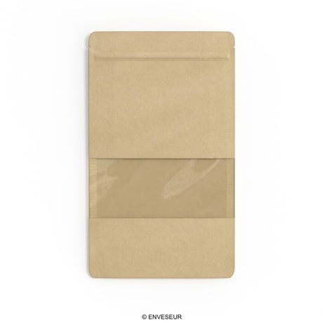 Doypack pouch with window