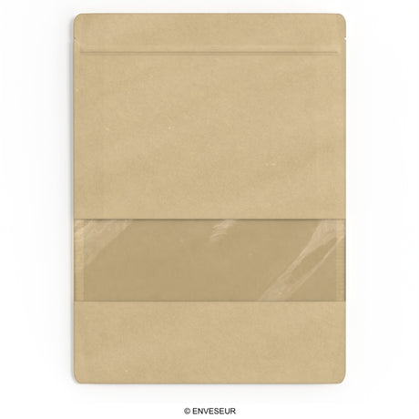 Doypack pouch with window