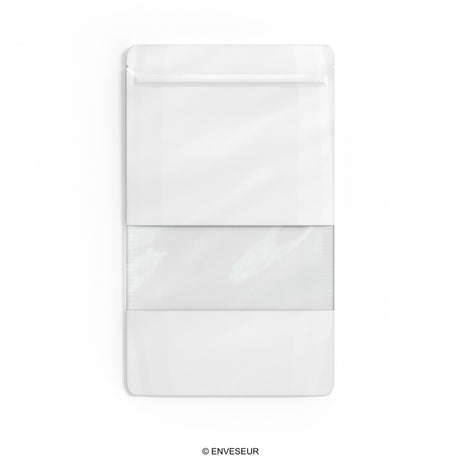 Doypack pouch with window