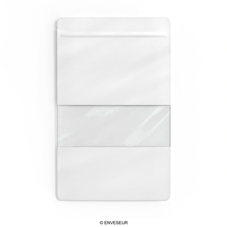 Doypack pouch with window