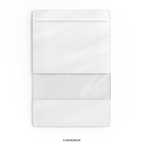 Doypack pouch with window
