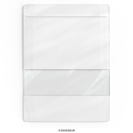 Doypack pouch with window