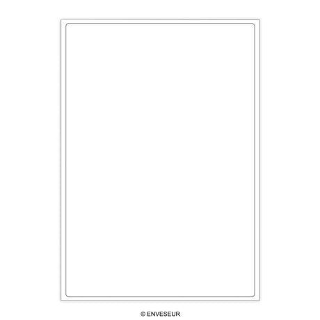 White Adhesive Labels