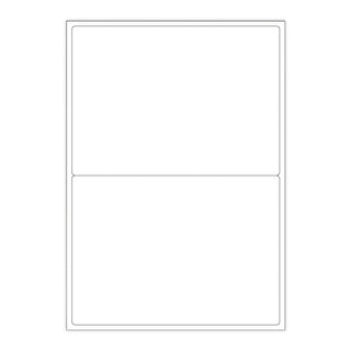 White Adhesive Labels White 199.60 x 143.50 mm (2 labels)