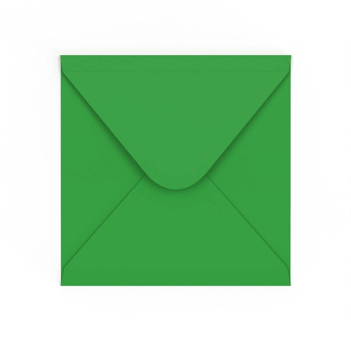 Mid Green Gummed V-Flap Envelope (140 x 140mm)