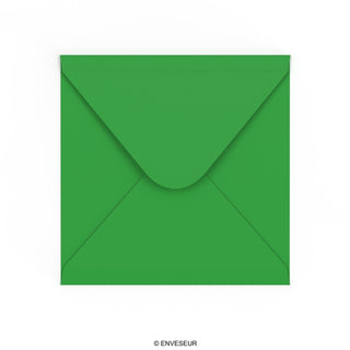 140x140mm Mid Green Square 120gsm Gummed