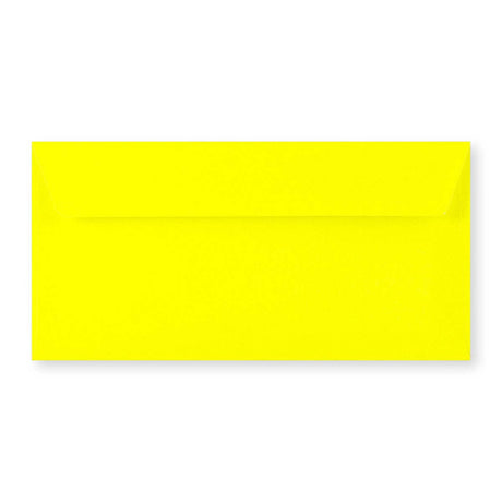 DL Yellow Peel & Seal Neon Envelope (110 x 220mm)