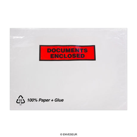 Paper Documents Enclosed Envelopes - Printed