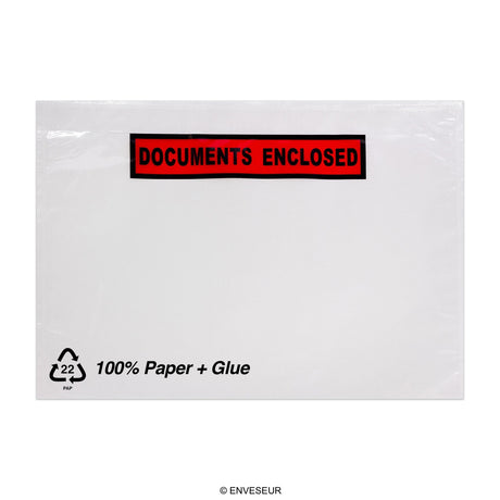 Paper Documents Enclosed Envelopes - Printed
