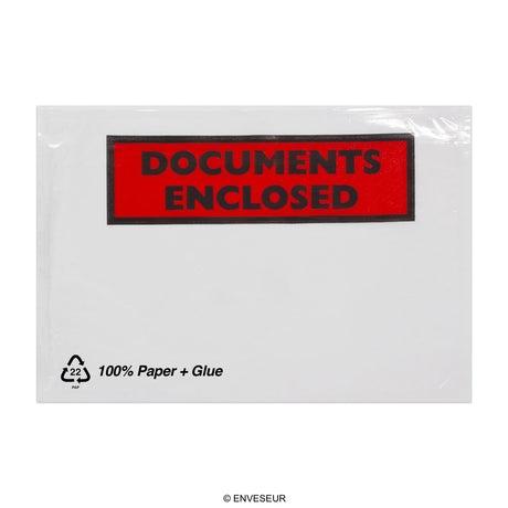 Paper Documents Enclosed Envelopes - Printed