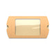 Windowed Pillow Boxes Manila 229 x 162 mm (C5)