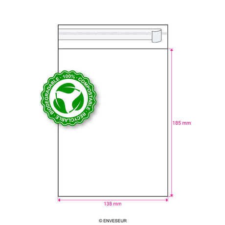Biodegradable PLA bags