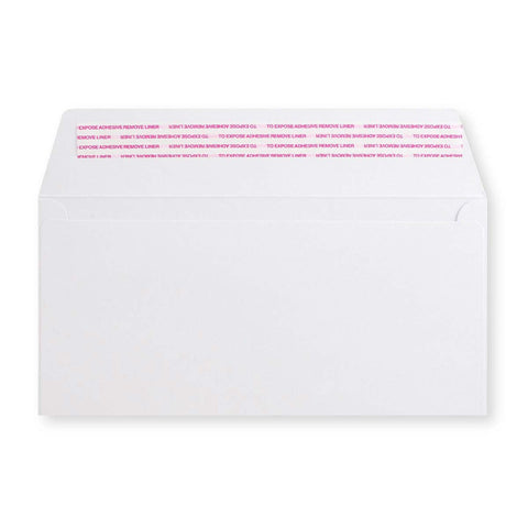 White Luxury Peel & Seal Envelope (114 x 229mm)