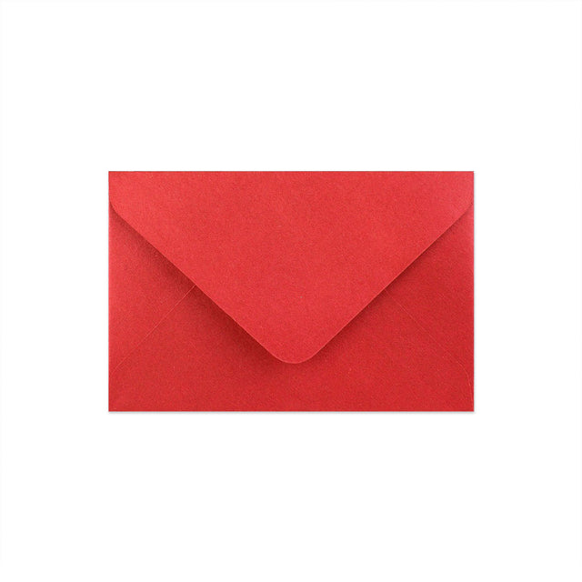 Pearlescent Envelopes Red 62 x 94 mm Gummed