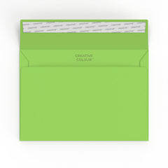 Creative Colour Peel & Seal Envelopes Green 162 x 229 mm (C5)