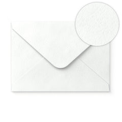 White Envelope Hammered Texture 162x229 mm (C5)