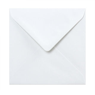 V-Flap Recycled Envelopes White 155 x 155 mm