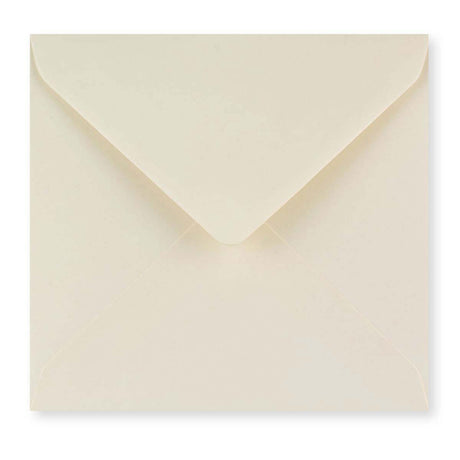 Ivory Wove Gummed V-Flap Greeting Card Envelope (155 x 155mm)