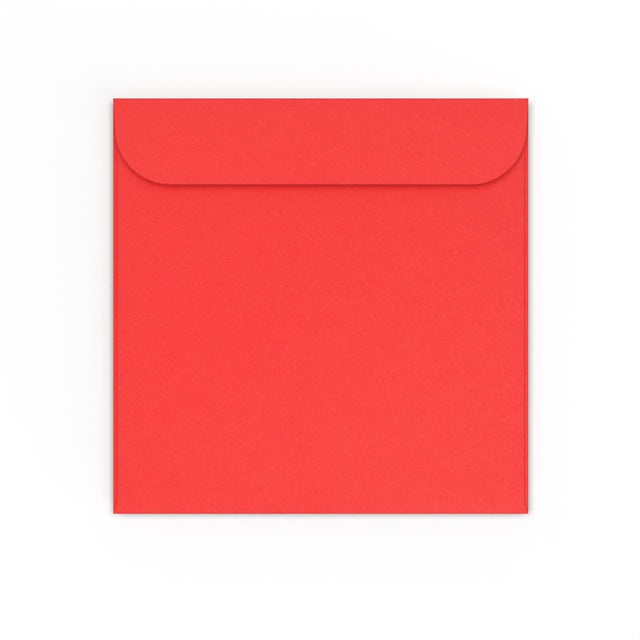 CD Window Envelopes Red 126 x 126 mm