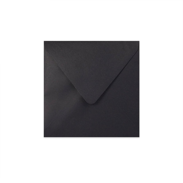 Paper Lined Envelopes Black + Red Fancy Paper 160 x 160 mm