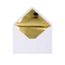 Paper Lined Envelopes White + Gold Foil 162 x 229 mm (C5)