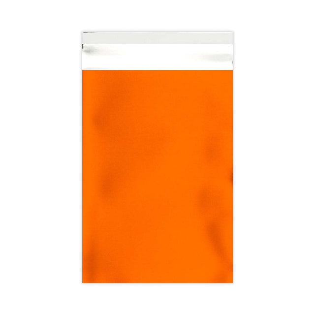 Matt Finish Foil Bags Orange 162 x 114 mm (C6)
