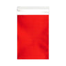 Matt Finish Foil Bags Red 162 x 114 mm (C6)